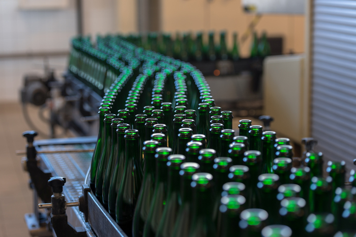 Bottle label glue